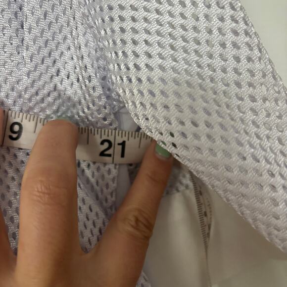 NWOT Jordan Mesh Wrap Top White Athleisure Sportswear Size M - Picture 9 of 11
